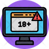 icons for above 18