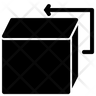 return delivery box icons
