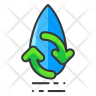 icons for reuse water