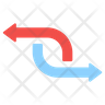 reversible arrows symbol