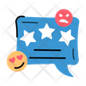 icons for reviews