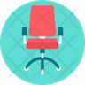 revolving office chair icon