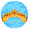 icon for rialto bridge architecture