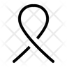 cross ribbon icons