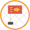 guideboard icon svg
