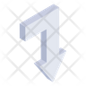 arrow bend right down icon png