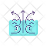 icon for rip current wave