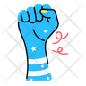 clenched fist icon png