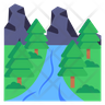icon for riverbank