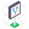 road intersection icon png