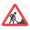 icons for roadworks