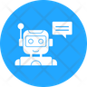 icon robot machinery