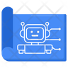 robot blueprint symbol