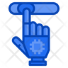 tab hand symbol