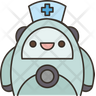 robot nurse icons