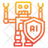 robot shield icon download