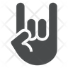 rock on icon png