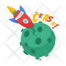rocket crash logos