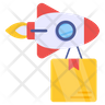 rocket delivery icon