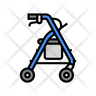 icon for rollator walker