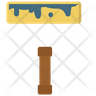 roller brush emoji