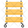 icon for rolling cart