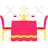 icon for romantic table