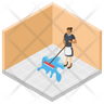roof cleaning icon svg