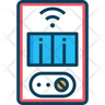 free room heater icons
