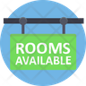 rooms available symbol