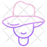 round hat logo
