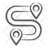 bike route icon