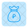icon for ruble bag