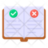 regulations book icons