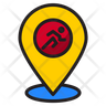 icon running location