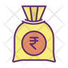 rupee bag icons free