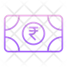 rupee cash icon png