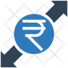 free rupee investment icons