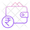 rupee wallet icon png
