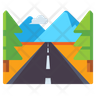 rural road emoji