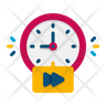 icons of rush clock