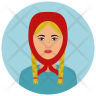 icon russian girl