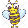 free sad bee icons