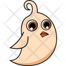 icons of sad bird