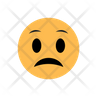sad not satisfied emoji