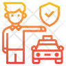 safety passenger taxi logo