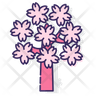 sakura tree icon