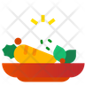 salad plate emoji