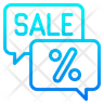 sale chat icon