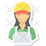business lady icon svg